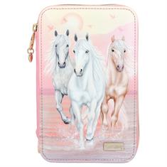 3-Fach Federtasche Sundown Miss Melody Pink