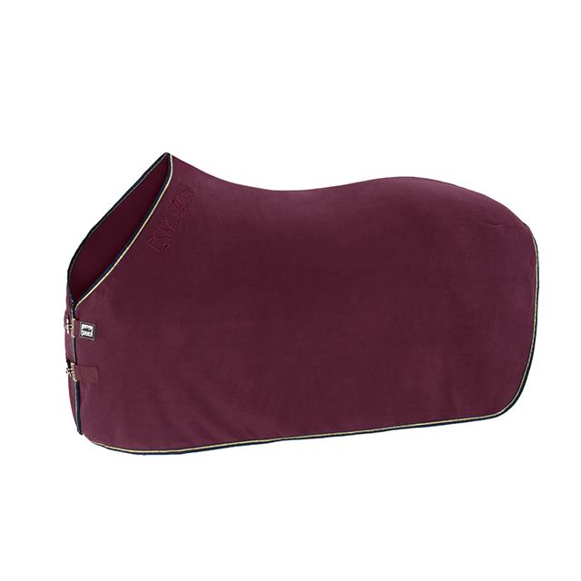 Abschwitzdecke Contrast Fleece Eskadron Dunkelrot