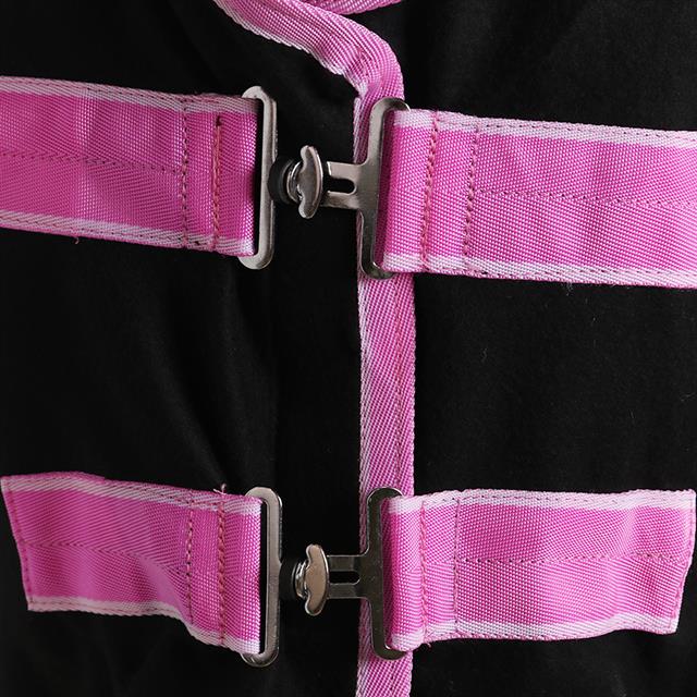 Abschwitzdecke EJselva Junior Epplejeck Schwarz-Pink