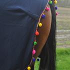 Abschwitzdecke Hanging Balls Epplejeck Dunkelblau