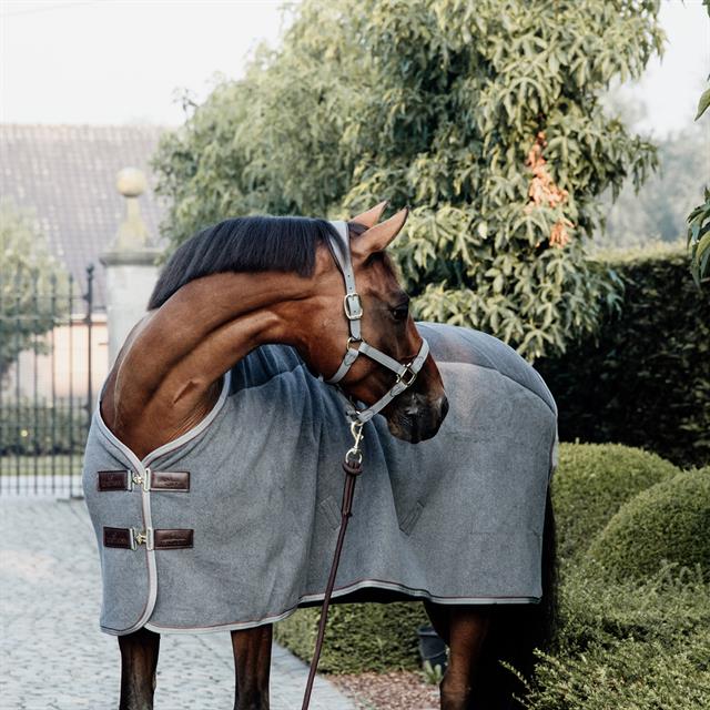 Abschwitzdecke Heavy Fleece Kentucky Grau