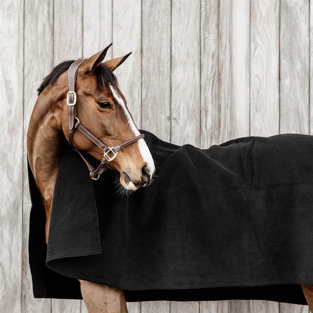 Abschwitzdecke Heavy Fleece Quadrat Kentucky Schwarz