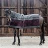Abschwitzdecke Heavy Fleece Square Fishbone Kentucky Dunkelrot