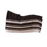 Abschwitzdecke Heavy Fleece Square Stripes Kentucky Braun-Hellbraun