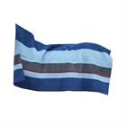 Abschwitzdecke Heavy Fleece Square Stripes Kentucky Dunkelblau-Grau