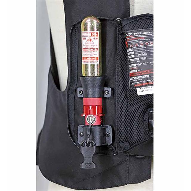 Airbagweste Evolution Klein Hit-Air Schwarz
