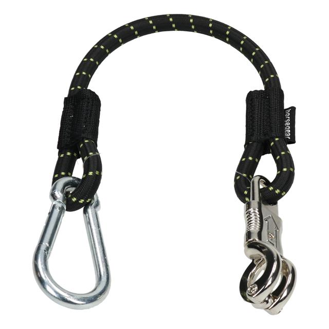 Anbinder HGElastic HORSEGEAR Schwarz