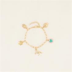 Armband Charms Colour PaardenpraatTV Gold