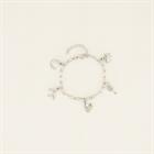 Armband Charms PaardenpraatTV Silber
