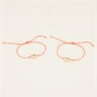 Armband Friends PaardenpraatTV Rosa