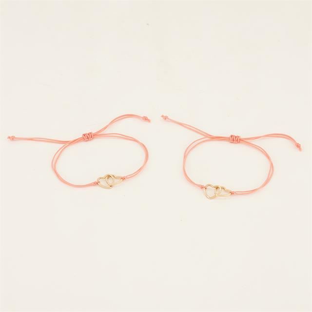 Armband Friends PaardenpraatTV Rosa