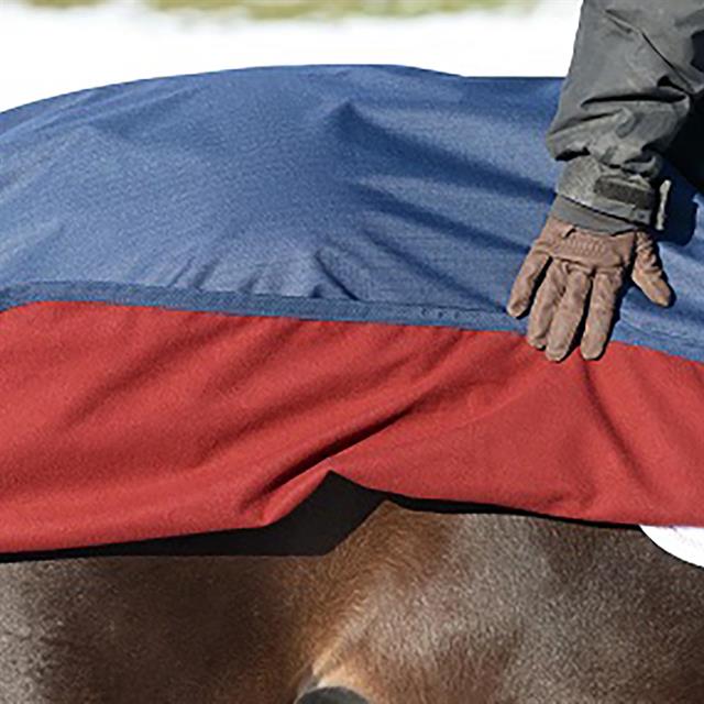 Ausreitdecke Bucas Dunkelblau-Silber