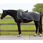 Ausreitdecke Fleece Ornament QHP Grau-Silber
