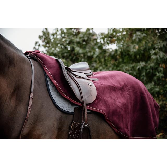Ausreitdecke Heavy Fleece Kentucky Dunkelrot