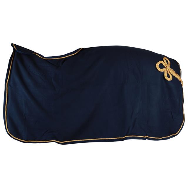 Ausreitdecke Luxe Horsegear Dunkelblau-Gold