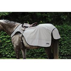 Ausreitdecke Reflective WeatherBeeta Schwarz-Silber