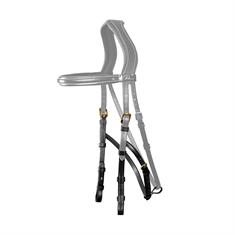 Backenstücke Hackamore D Collection Dy'on Schwarz