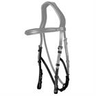 Backenstücke Hackamore New English Collection Dy'on Schwarz