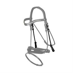 Backenstücke Rundgenäht Dressage Collection Dy'on Schwarz