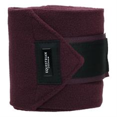 Bandagen Fleece Black Raven Equestrian Stockholm Lila