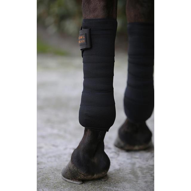 Bandagen Polarfleece Elastik Kentucky Schwarz