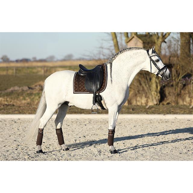Bandagen Ruches 4er-Pack HORSEGEAR Dunkelbraun