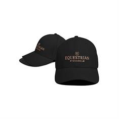 Baseballcap Anemone Equestrian Stockholm Schwarz-Pink