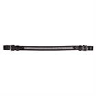 Bocksriemchen Rhinestone QHP Schwarz-Silber