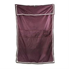 Boxenvorhang Classic mit Taschen Kentucky Dunkelrot