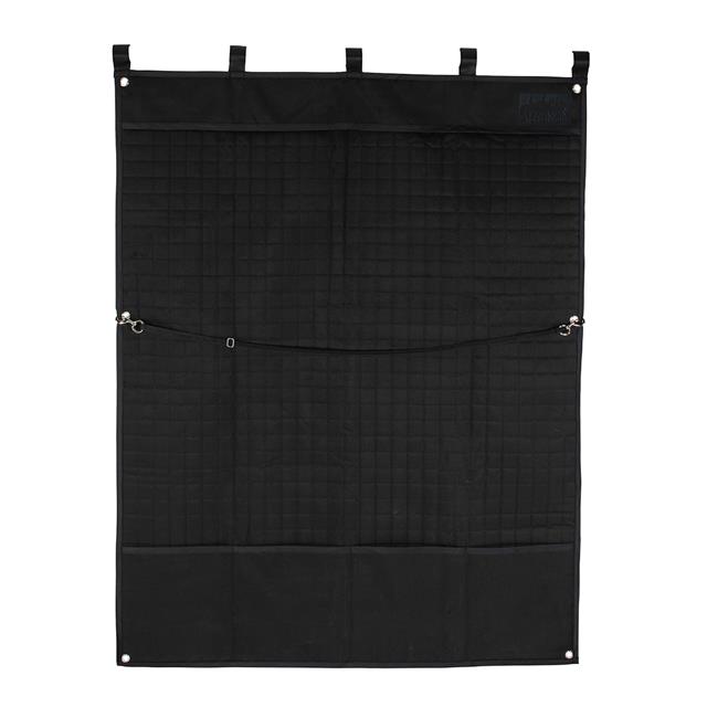Boxenvorhang Quilt Lang Eskadron Schwarz