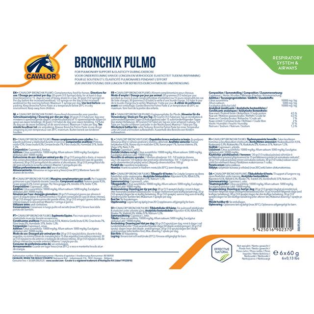 Bronchix Pulmo 6er-Pack Cavalor Sonstige