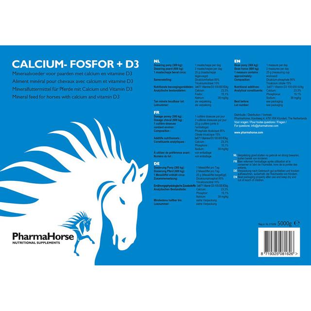 Calcium Phosfor D3 Pharmahorse Divers