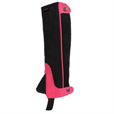 Chaps Wildleder Kids QHP Schwarz-Pink