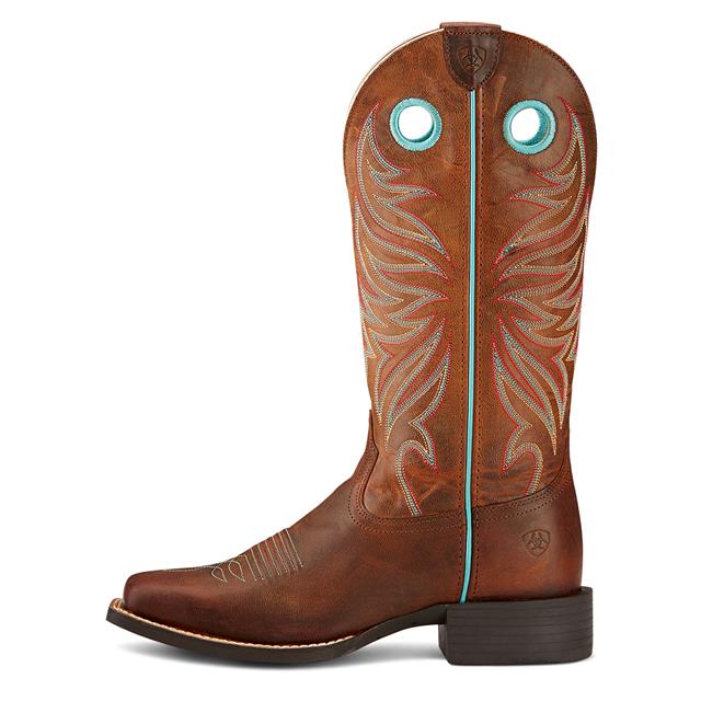 Cowboystiefel Round Up Ryder Ariat Braun