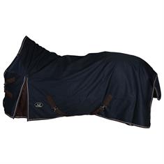 Decke Aquero High Neck 0gr Horsegear Dunkelblau-Dunkelbraun