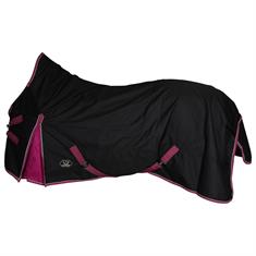 Decke Aquero High Neck 300gr Horsegear Schwarz-Pink