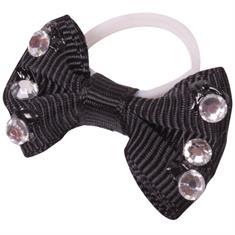 Einflechtschleifen Showbows Strass Horka Schwarz