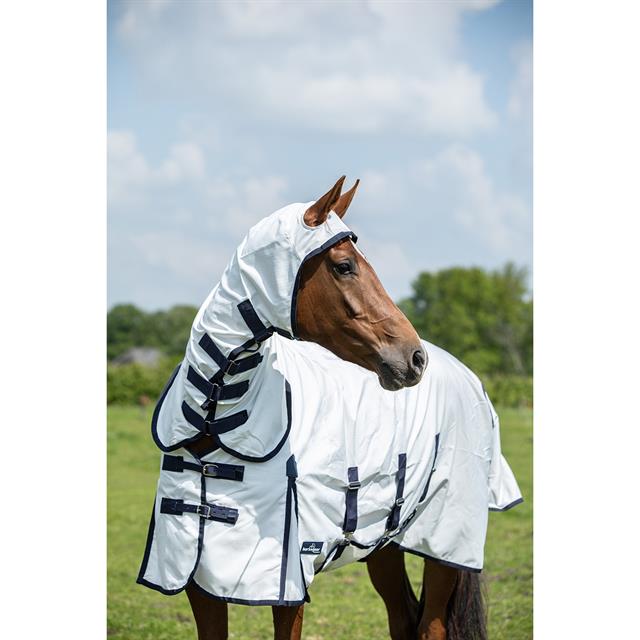 Ekzemerdecke Sweet Itch Full Neck Horsegear Weiß