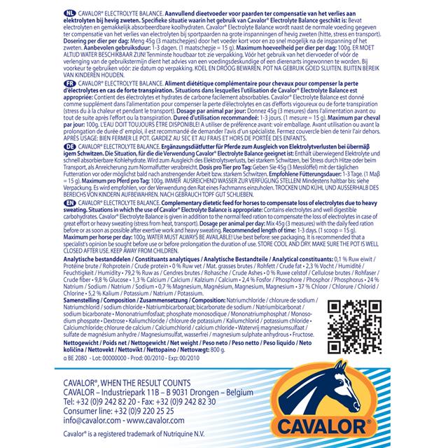 Electrolyte Balance Cavalor Sonstige