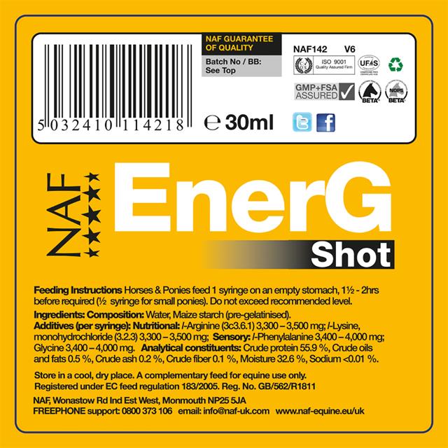 EnerG Shot 3-Pack NAF Sonstige