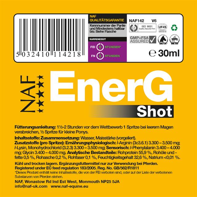 EnerG Shot 3-Pack NAF Sonstige