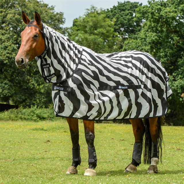 Fliegendecke Buzz-Off Zebra Full Neck Bucas Zebra