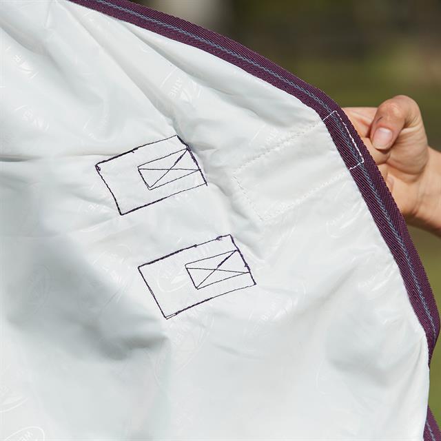 Fliegendecke ComFiTec Essential Mesh II Combo Neck WeatherBeeta Weiß-Dunkellila
