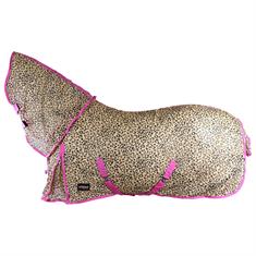 Fliegendecke EJleopard Fancy Epplejeck Braun-Pink