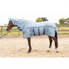 Fliegendecke Mesh-Pro mit Bauchlatz Harry's Horse Denim