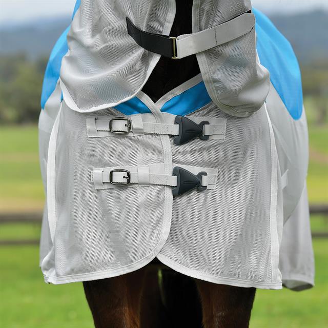 Fliegendecke mit Halsteil ComFiTec Dual Shield WeatherBeeta Blau-Grau