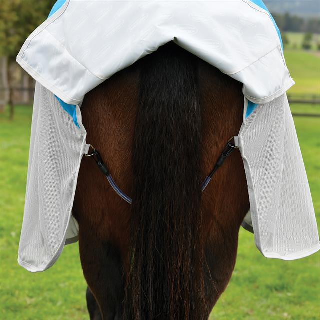Fliegendecke mit Halsteil ComFiTec Dual Shield WeatherBeeta Blau-Grau