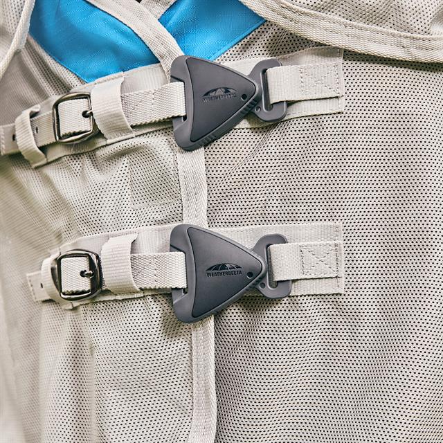 Fliegendecke mit Halsteil ComFiTec Dual Shield WeatherBeeta Blau-Grau