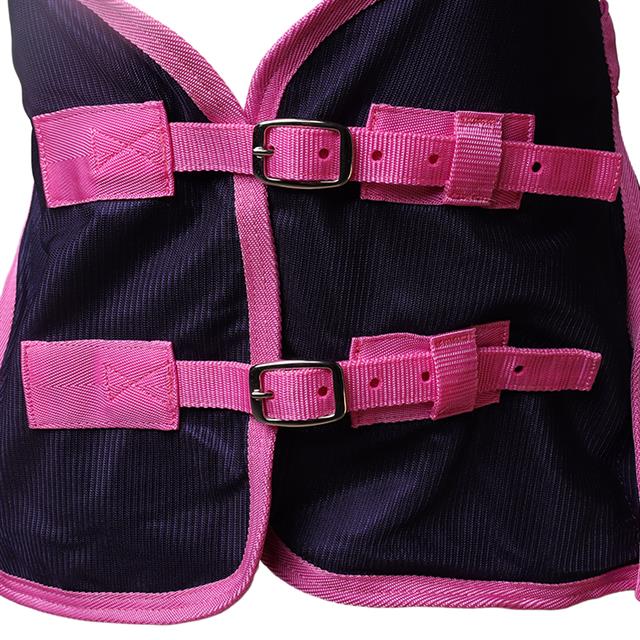 Fliegendecke mit Halsteil Junior 2.0 Epplejeck Dunkelblau-Pink