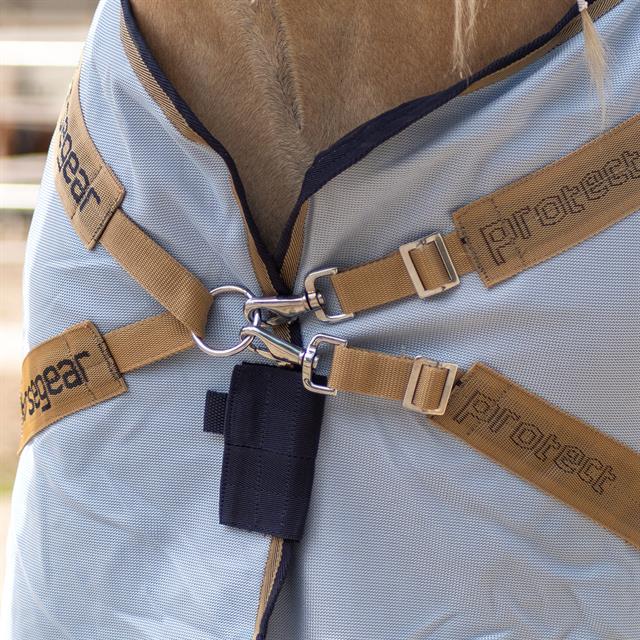 Fliegendecke Protect HORSEGEAR Blau-Dunkelblau